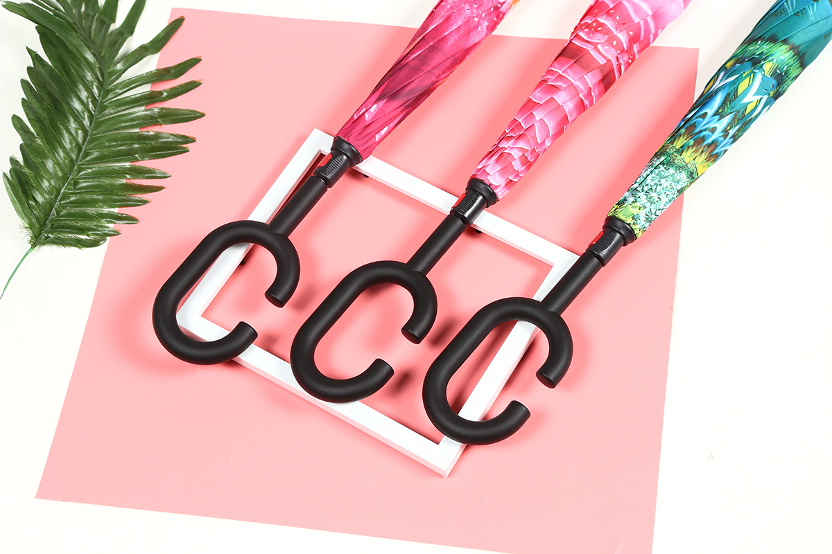 60cmX8k manual open stick reverse umbrella